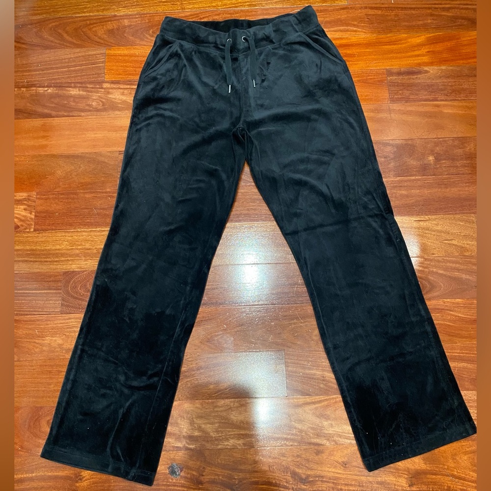 Gloria Vanderbilt Velvet Black Pants